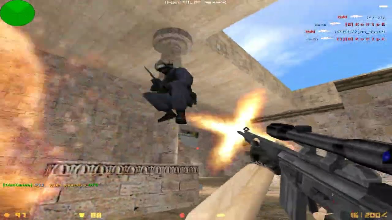 cs 1.6 Bazooka GunGame_С нубами против Топов