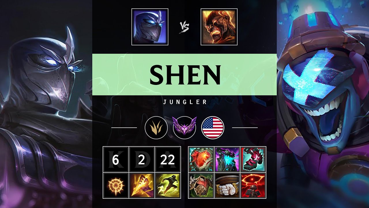 Shen Jungle vs Brand - NA Master Patch 25.16