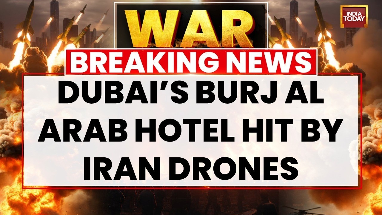 Iran Attacks Dubai LIVE News | Iran Strikes Dubai's Burj Al Arab Hotel LIVE News | Israel Iran War