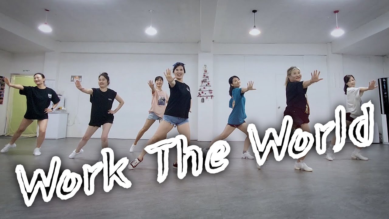 Work The World linedance 라인댄스퀸 안양평촌지부 영상반