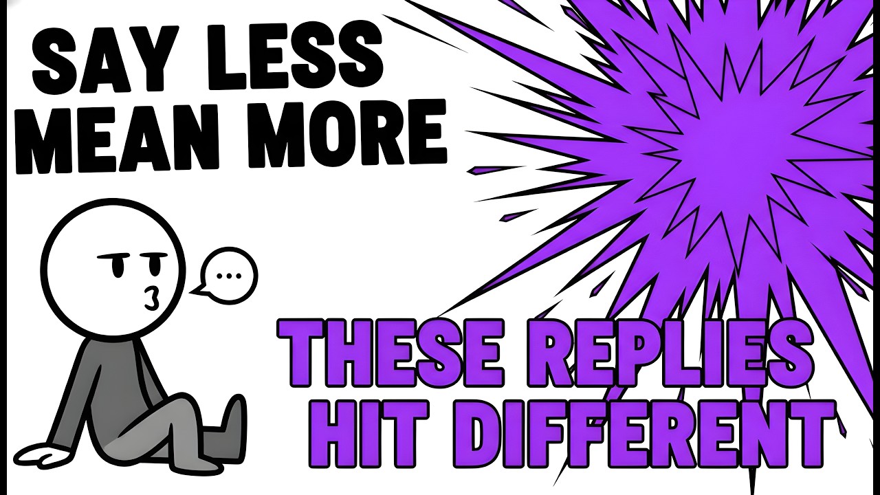 💡 5 Low-Key Comebacks That Show You're Not the One to Mess With | Stoicism
