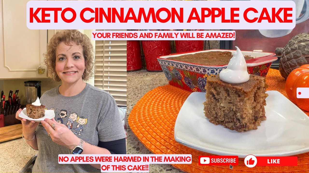 Keto Cinnamon Apple Cake