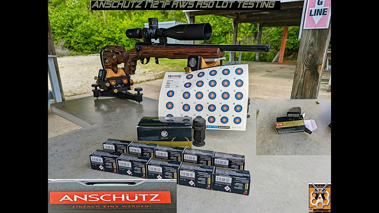 Anschutz 1727F RWS R50 Lot Testing: Best For The Best