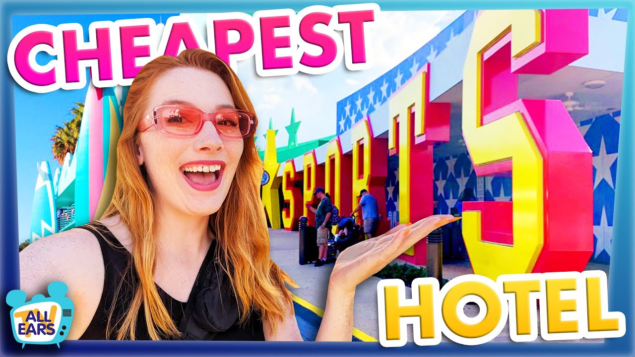 We Stayed in Disney World's CHEAPEST Hotel -- All Star Sports Resort Tour