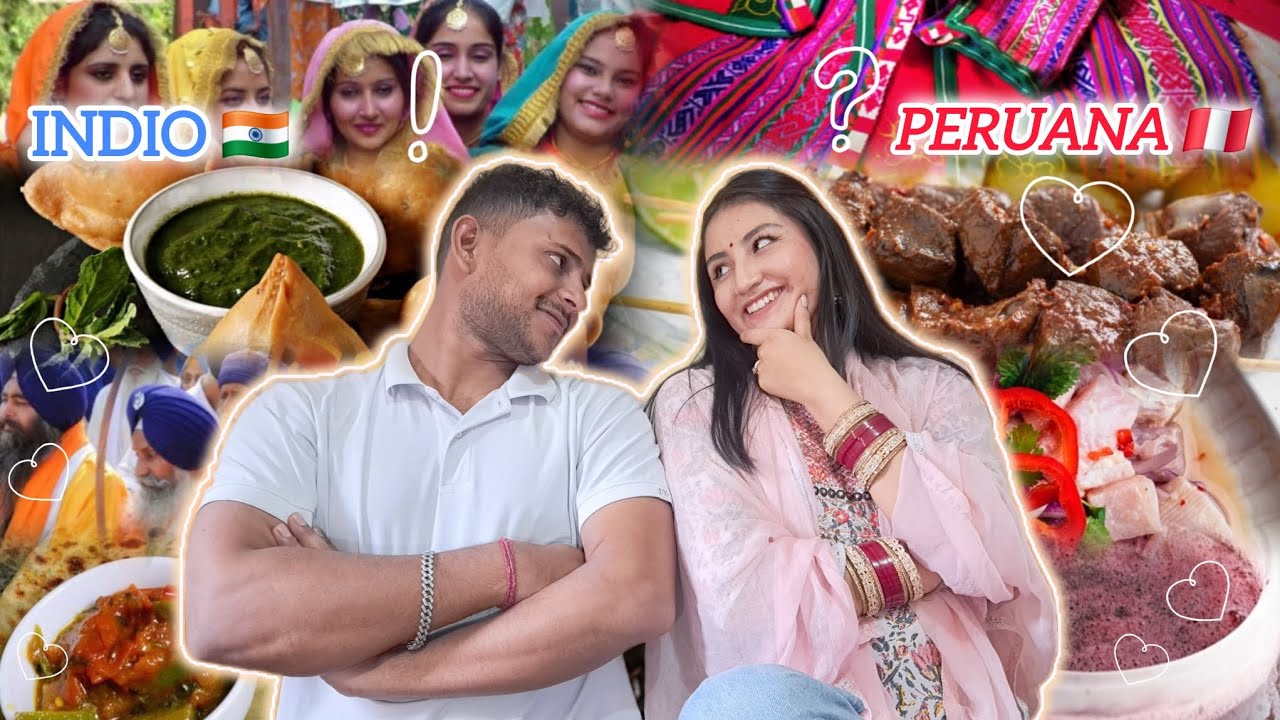 🥊QUIÉN SABE MÁS DE LA CULTURA DEL OTRO? 🤔🤯 Peruana con un Indio 🇮🇳🫶🇵🇪 