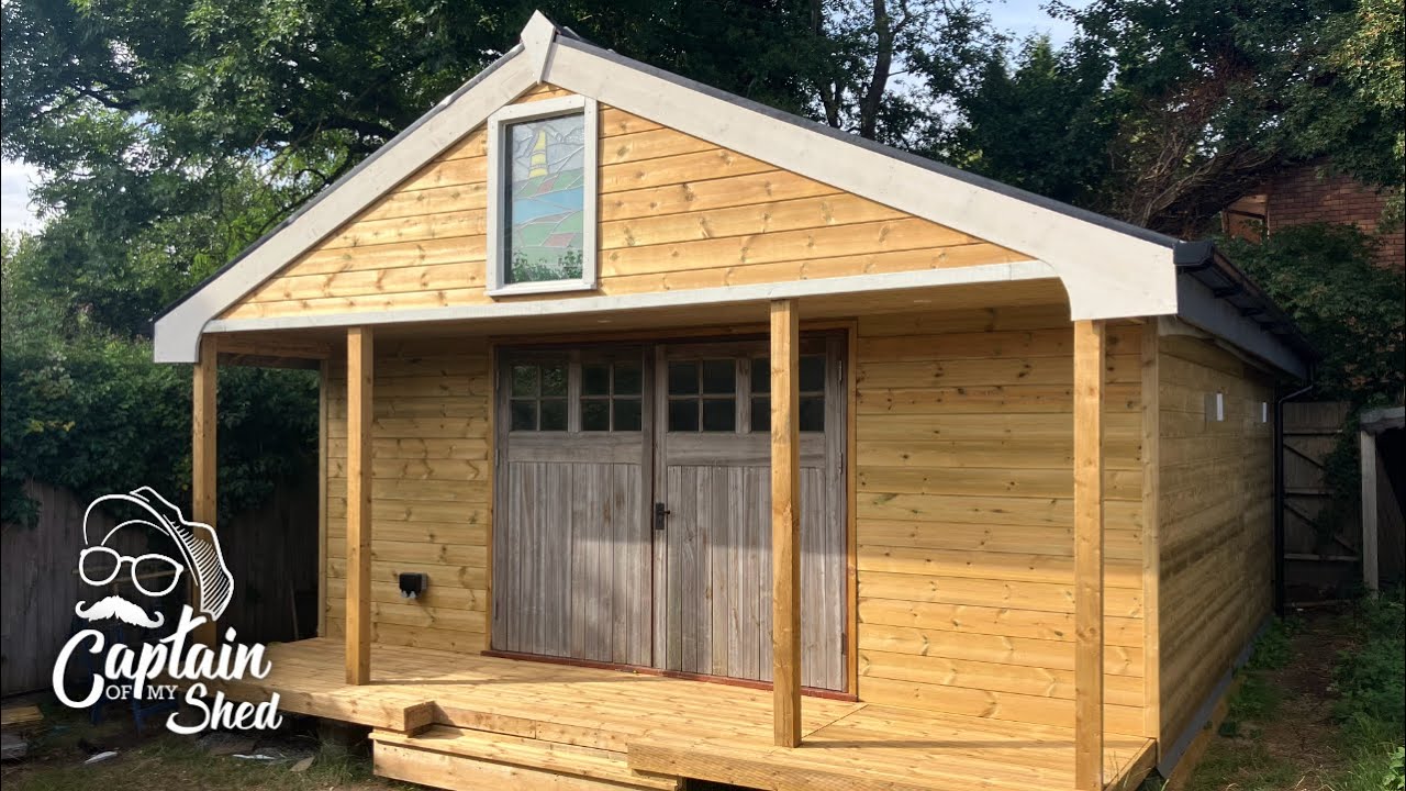 Self build cabin / Garden room build Ep 4