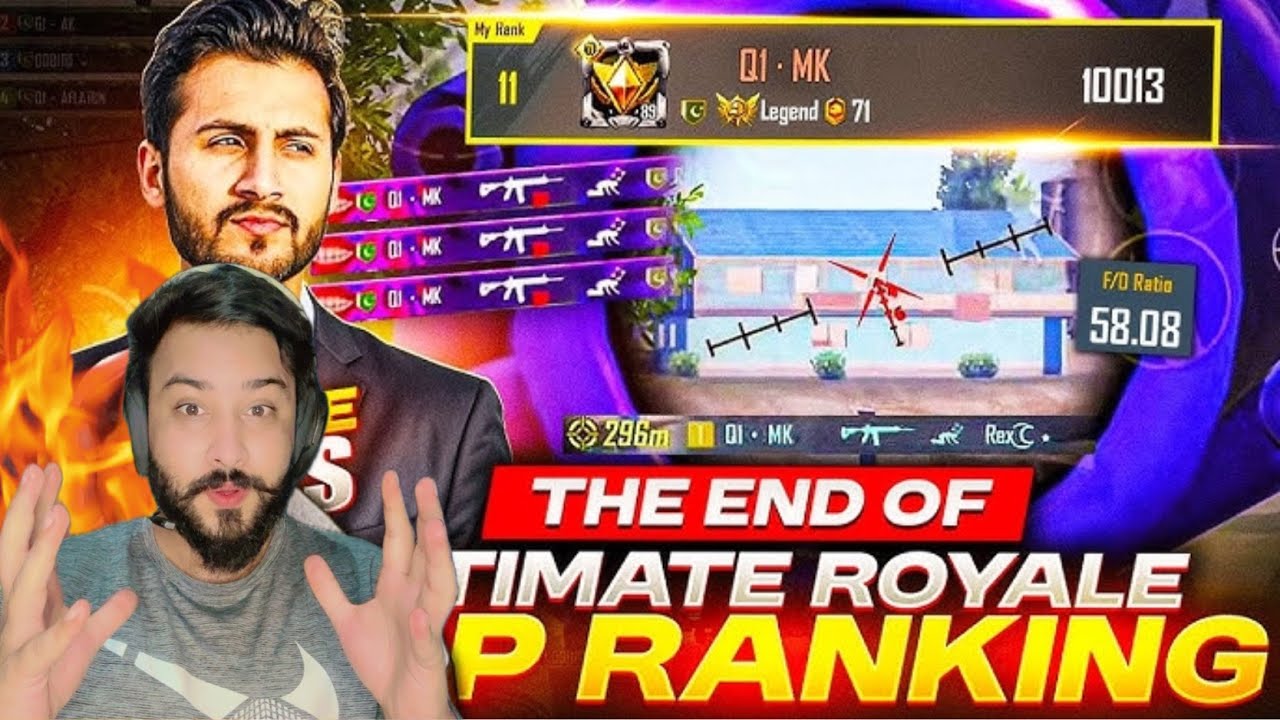 WORLD'S RECORD ULTIMATE ROYALE TOP 3 RANK PAKISTAN MK Gaming BEST Moments in PUBG MOBILE
