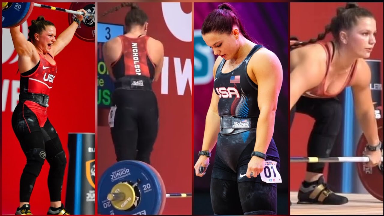 Ella Nicholson 🇺🇸 Women’s Weightlifting 76kg | Junior World Champion & 245kg Total?!