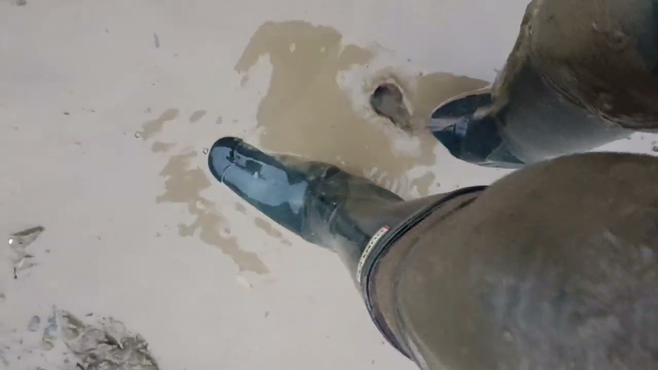 plein d'eau dans mes bottes,c'est trop cool !!