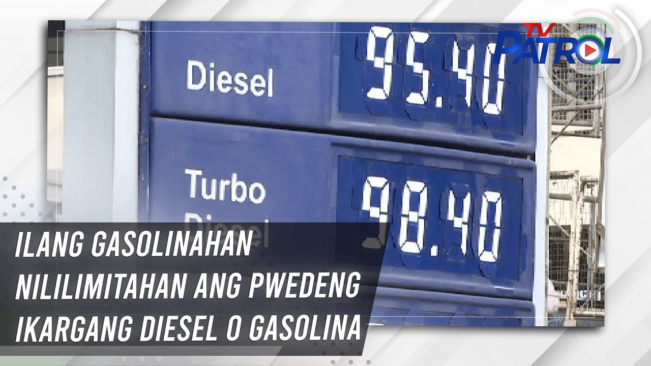 Ilang gasolinahan nililimitahan ang pwedeng ikargang diesel o gasolina | TV Patrol