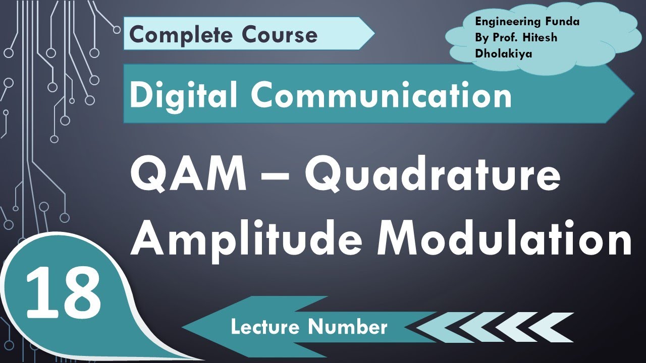 QAM Quadrature Amplitude Modulation | QAM Transmitter | QAM Receiver | Constellation Diagram of QAM