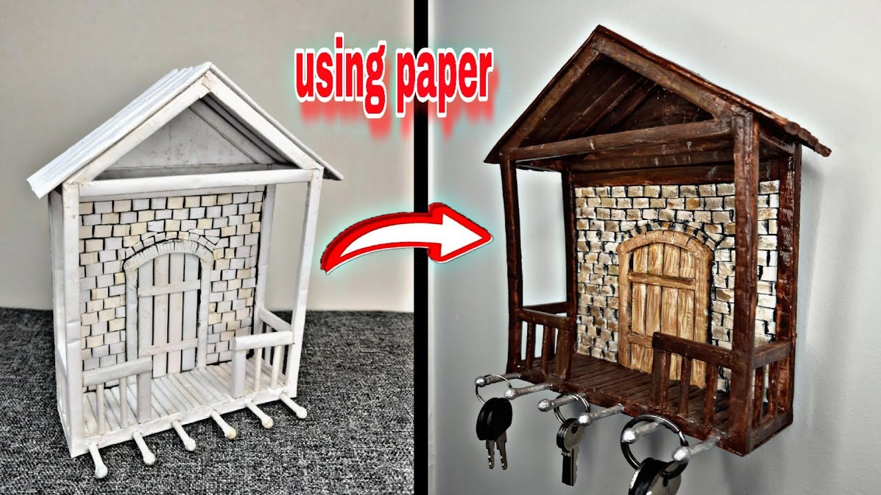 how to make a key holder out of paper | home decorating ideas