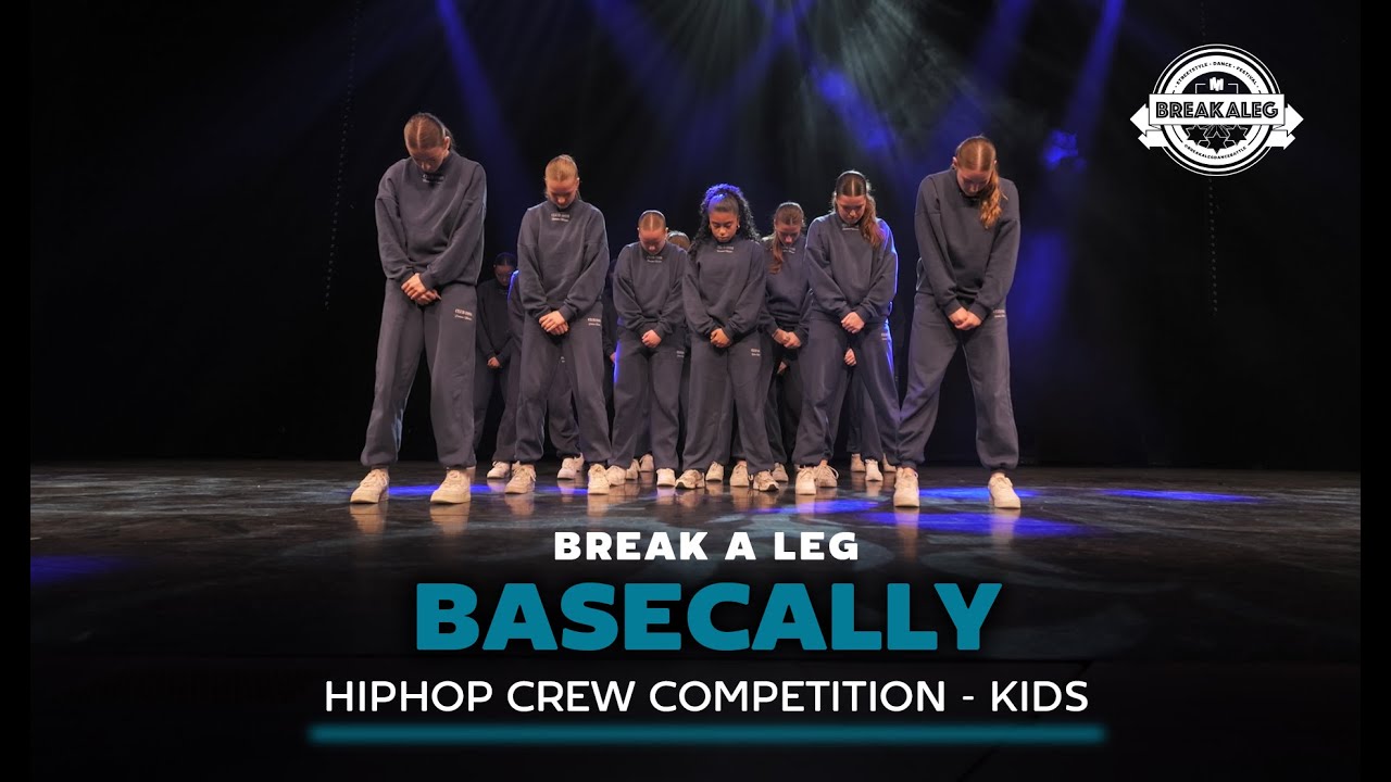 Basecally | BREAK A LEG 2024 | Kids | Meervaart | Hiphop Crew Competition