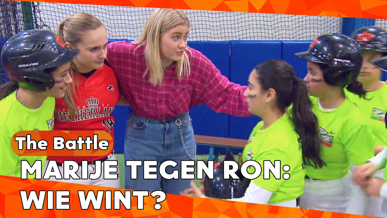 WIE SLAAT HET HARDST? 💥| BATTLE SOFTBAL MET MARIJE ZUURVELD | ZAPPSPORT
