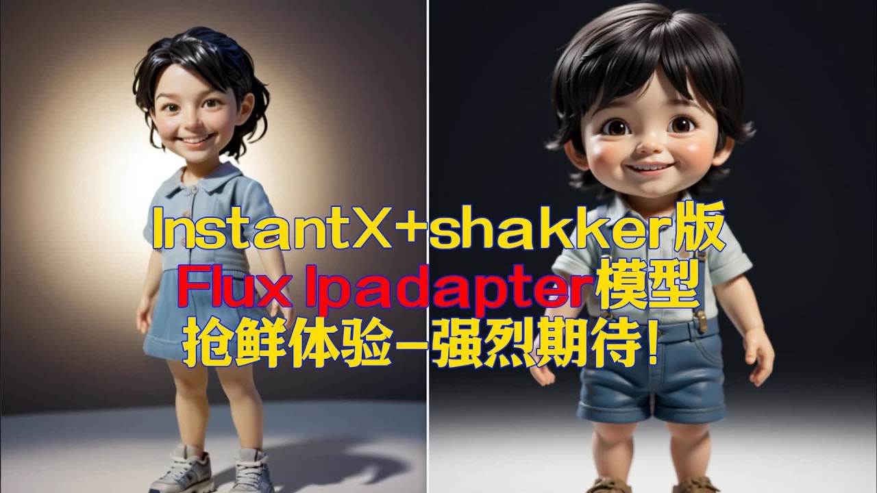 InstantX+shakker Flux Ipadapter 前瞻测试——强烈期待#ai #人工智能 #Ipadapter  #flux