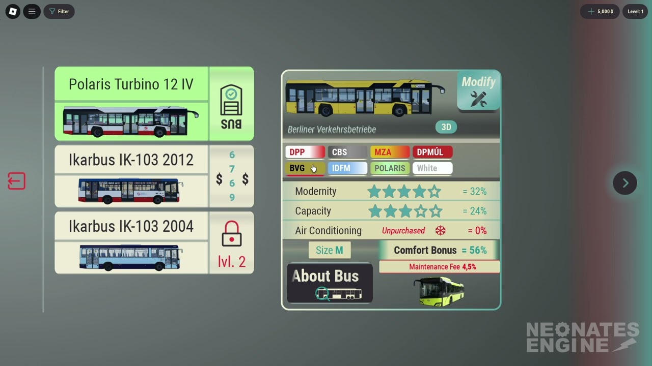[CBS 2.0] Showcase Bus Menu, Part 5
