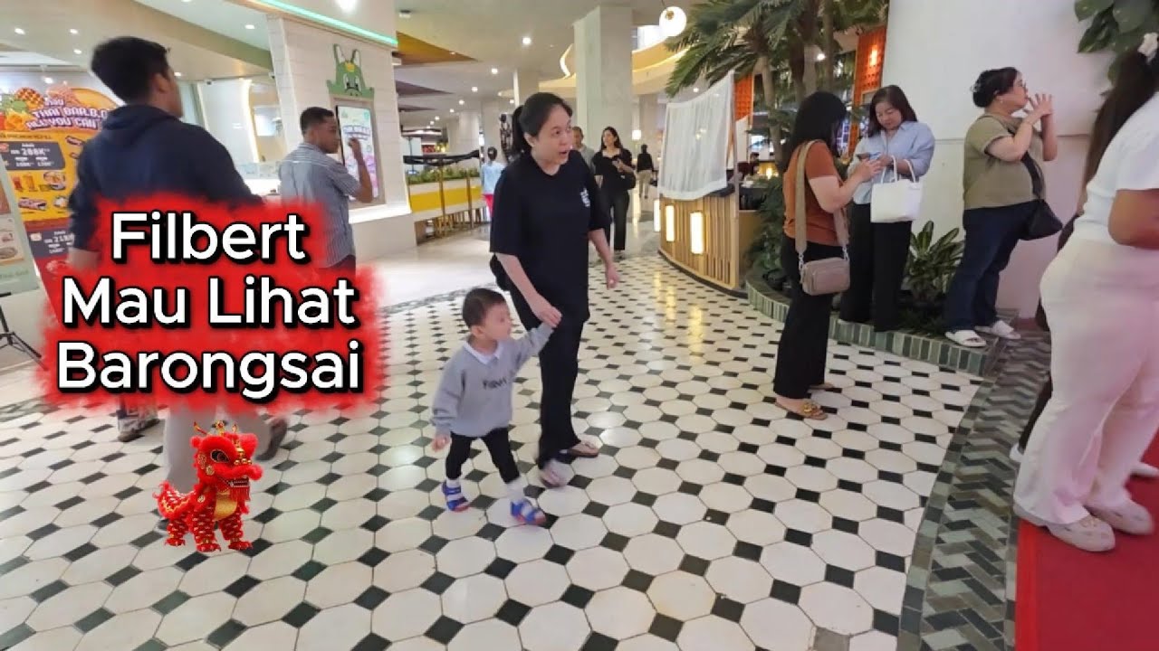 Filbert mau lihat barongsai