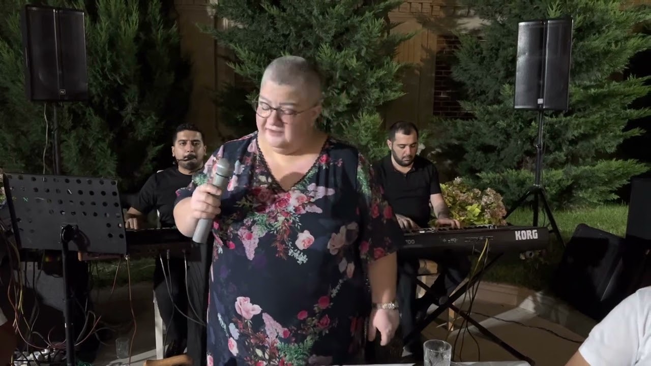 Pünhan İsmayıllı, Könül Xasıyeva və Ağalar Bayramov. Növxanı(Həyət toyu)