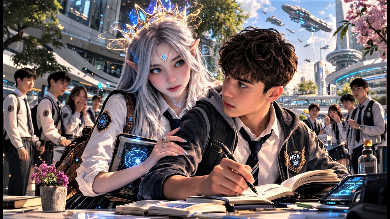 The Alien Queen Hid in a Human School — Only One Boy Saw the Crown Above Her Head