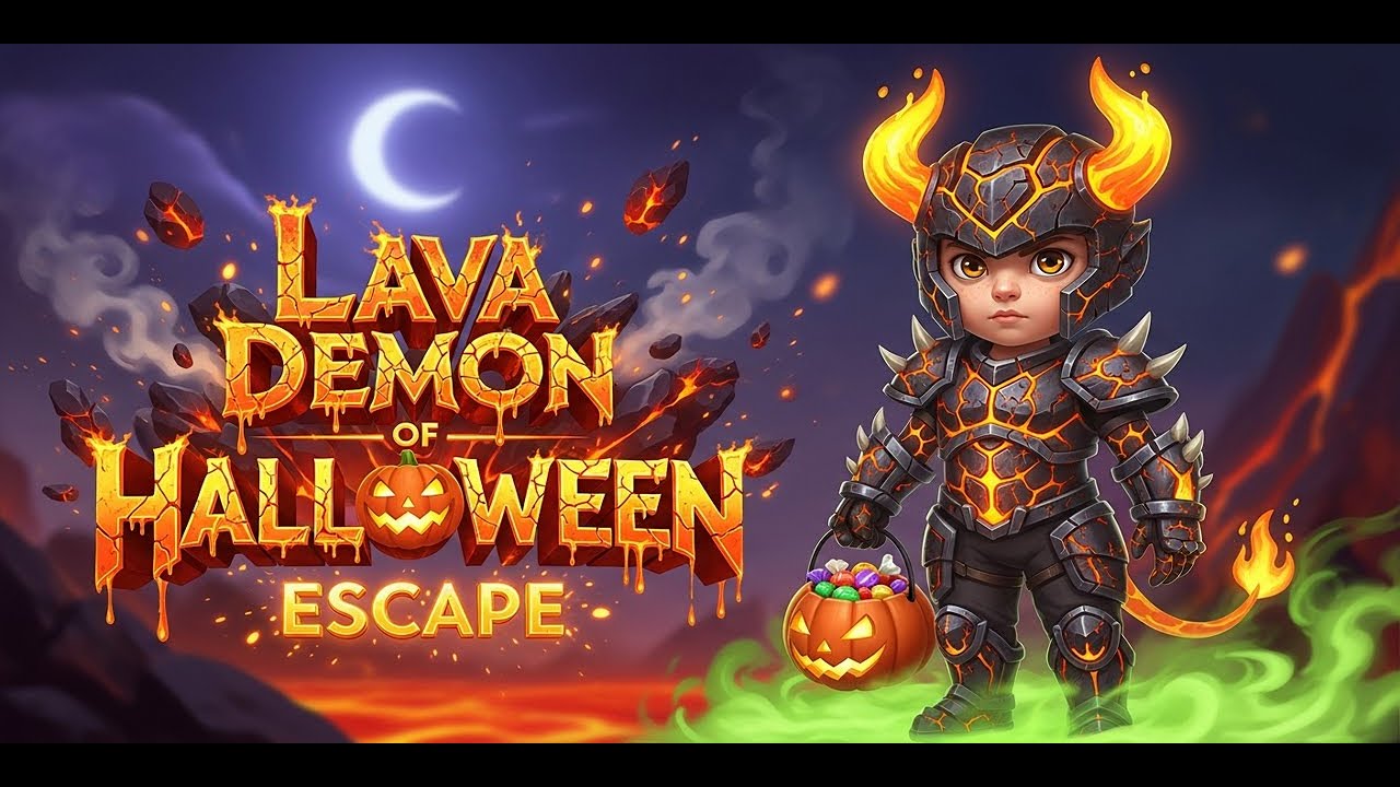 G4K Lava Demon of Halloween Escape Game| Games4King Walkthrough