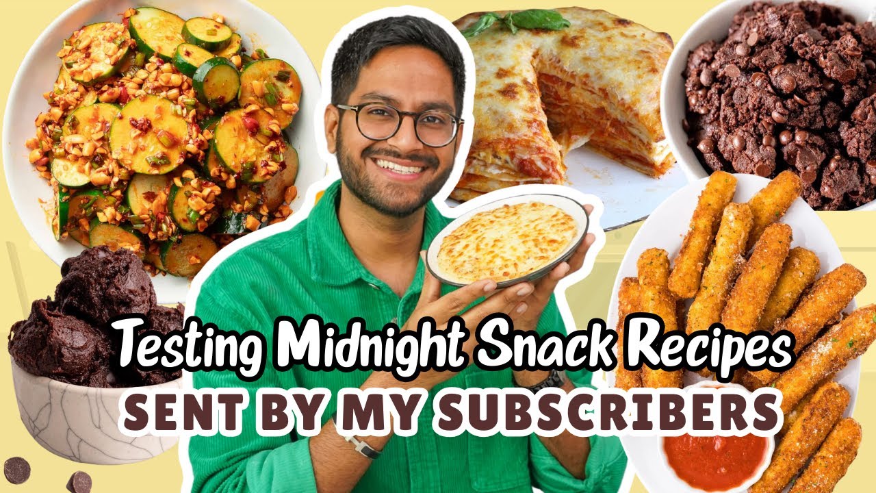 OMG 😱 TESTING MY SUBSCRIBERS MIDNIGHT RECIPES...WHAT DID I LIKE ?