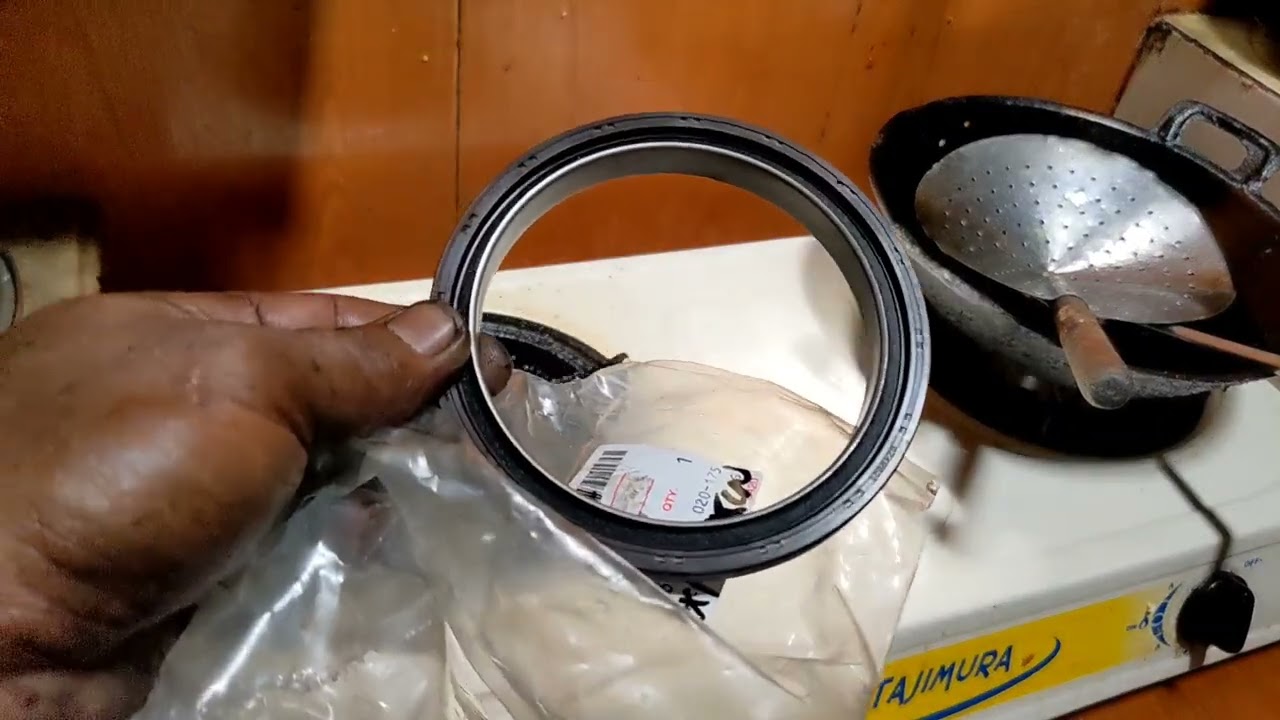 Cara pasang sil askruk belakang panther 2.5 model ori yang pakai plat
