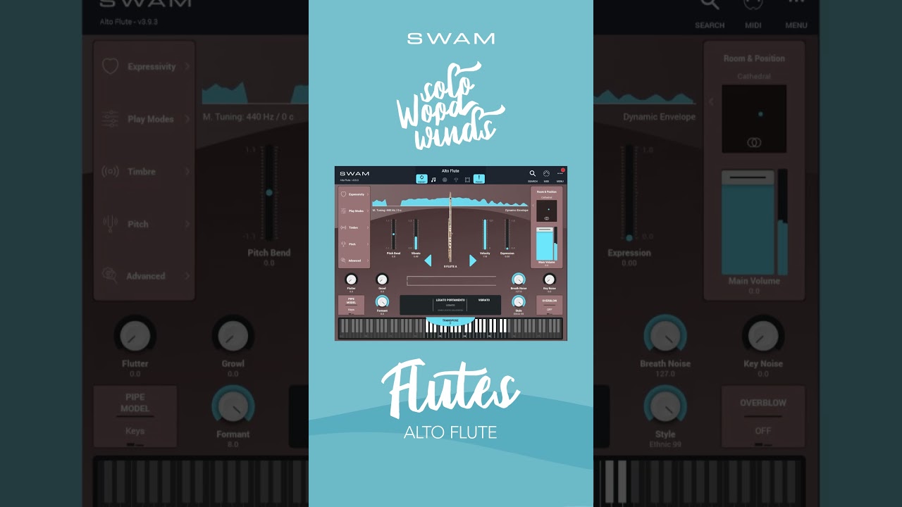 SWAM Alto Flute - Expression is better when it’s fun to play.