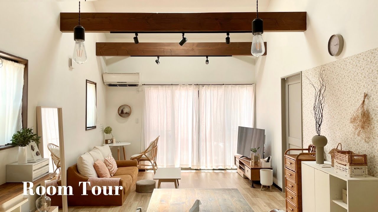 [Room tour] Even a lazy person like me can tidy up!｜Single-story house｜Clever storage techniques