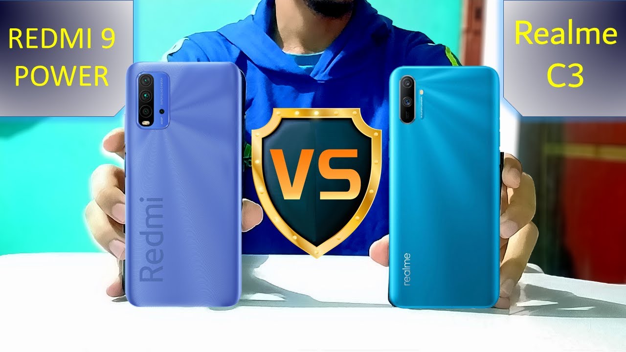 New Redmi 9 Power VS Realme C3