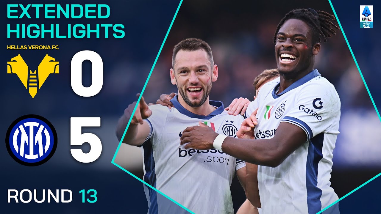 VERONA-INTER 0-5 | EXTENDED HIGHLIGHTS | SERIE A 2024/25