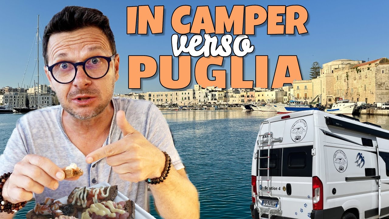 Arrivo a TRANI e subito a MANGIARE 😀 da Barletta a Trani in Camper