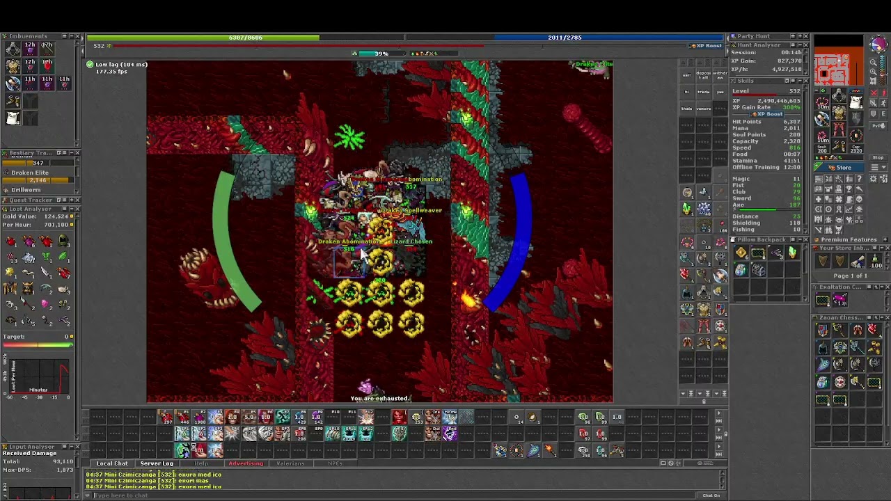 TIBIA EK 500 bestiary abomination (chopper of destruction)