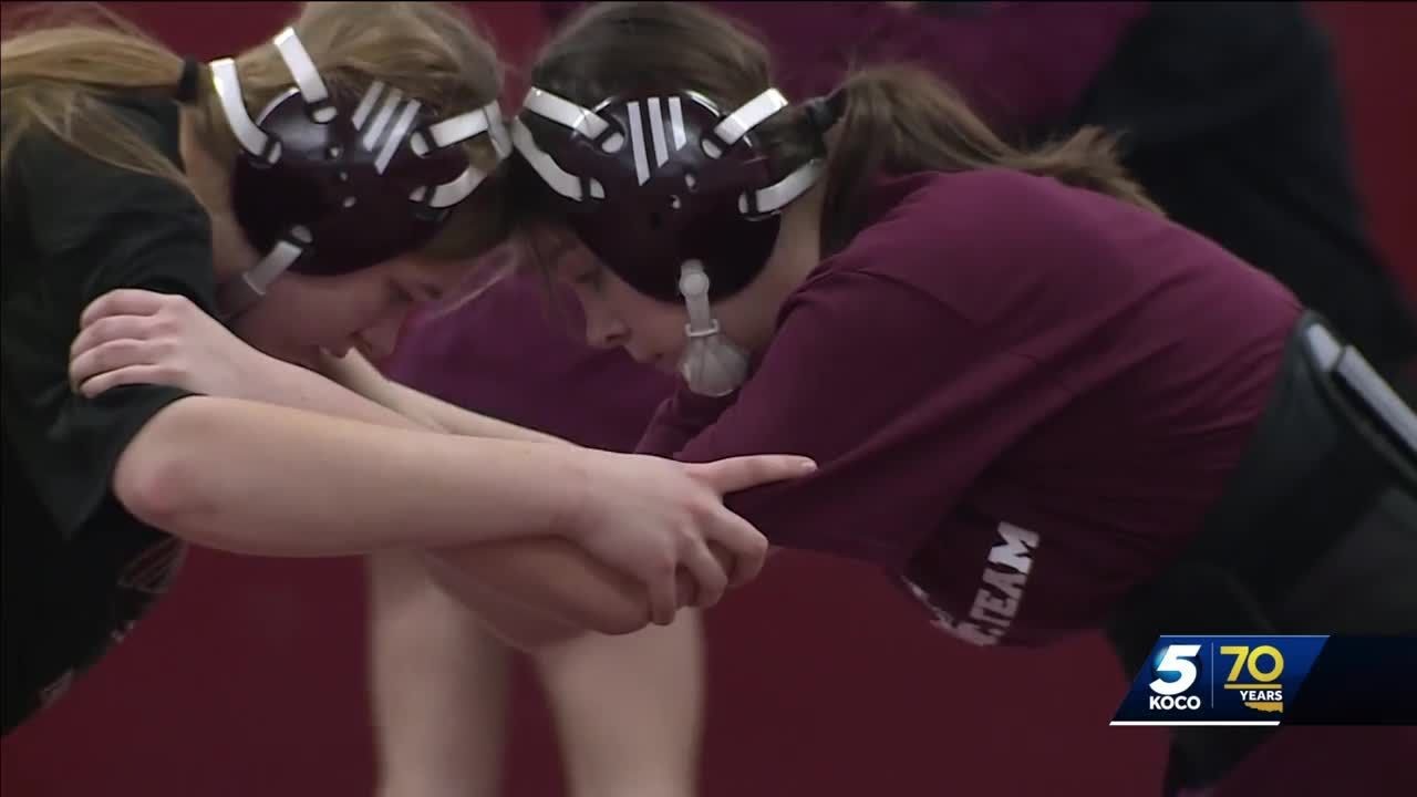 Oklahoma town hopes to make a mark on the world of girls wrestling