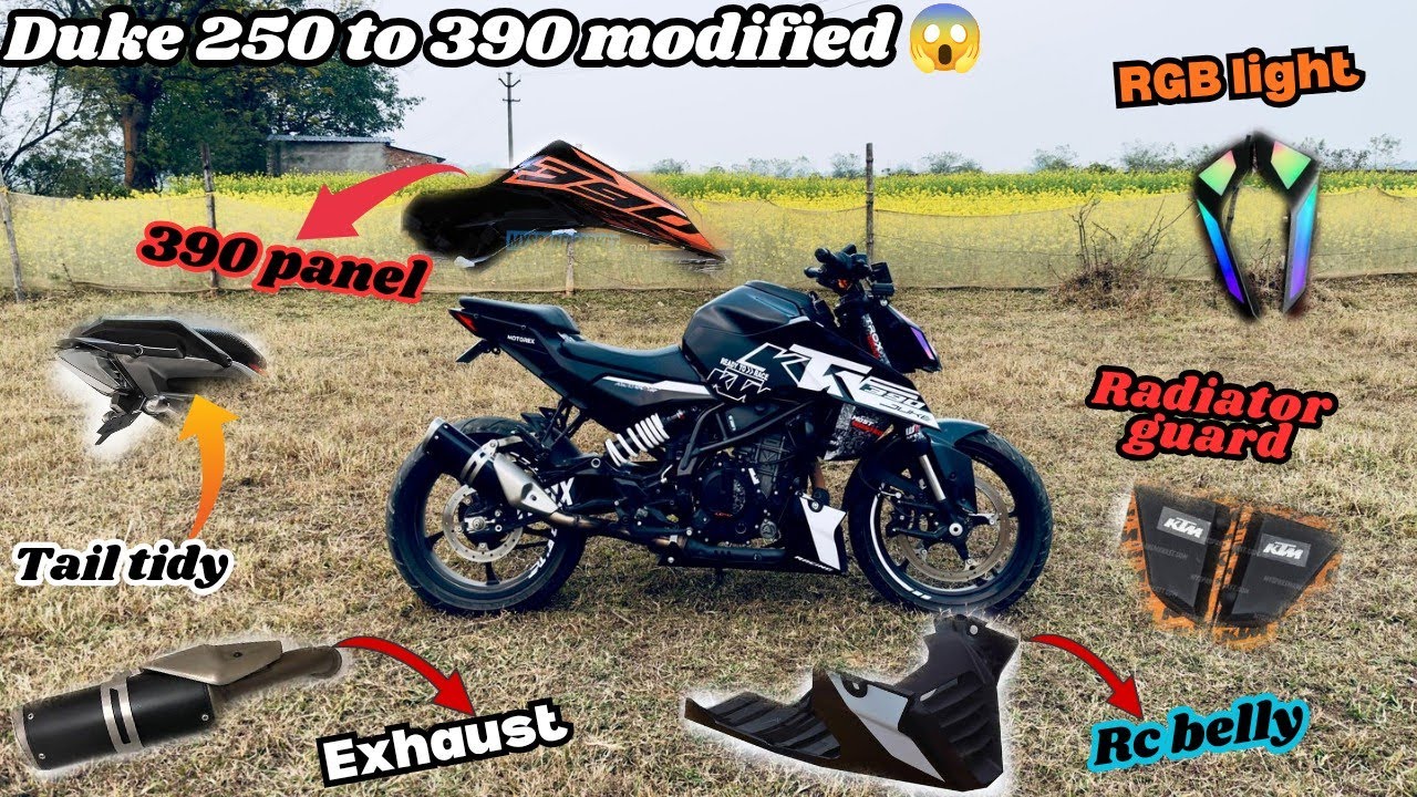Best modifications on Duke 250 gen3 🚀| Upgraded to Duke 390 🤯 | Reason why not buy Duke 390??