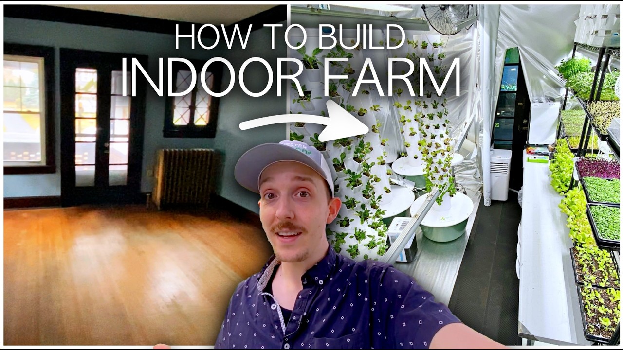 How To Build Indoor Farm With A Spare Room At Home