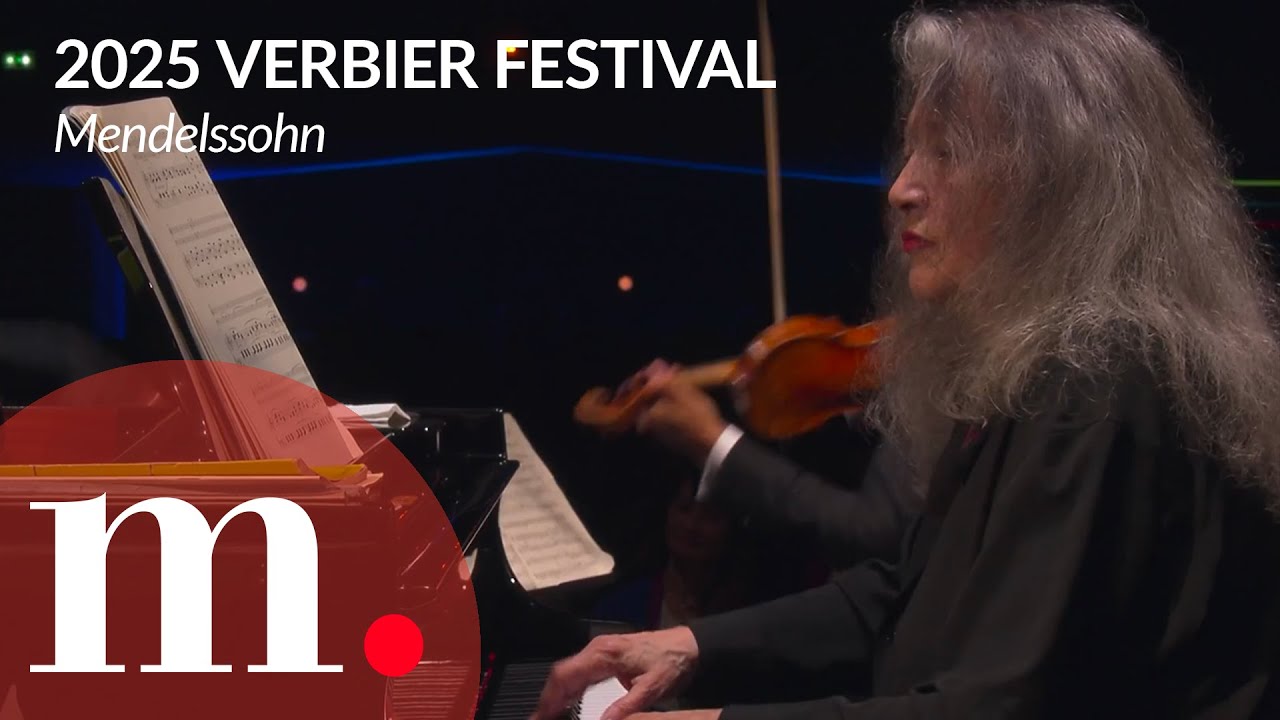 Martha Argerich, Renaud Capuçon & Gautier Capuçon perform sublime trios at the 2025 Verbier Festival