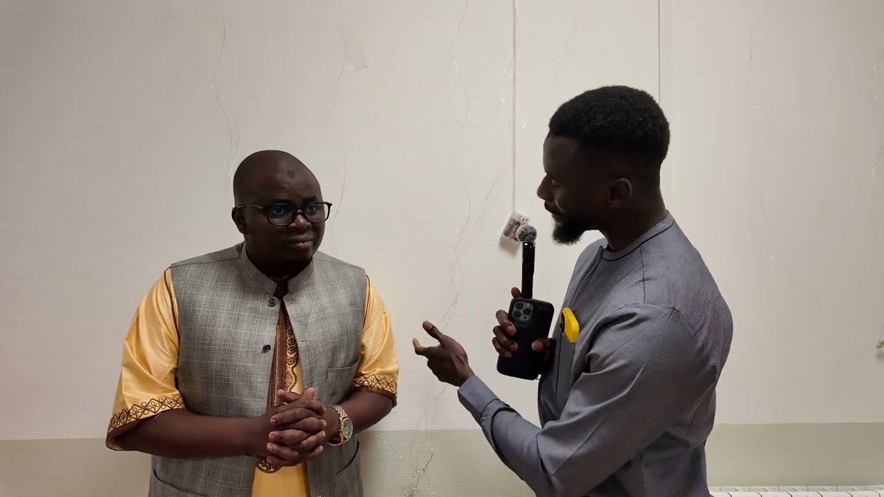 CHEIKH HAROUNA GAKOU : L'INTERVIEW AVEC THIONDY GASSAMA APRÈS LA CONFERENCE