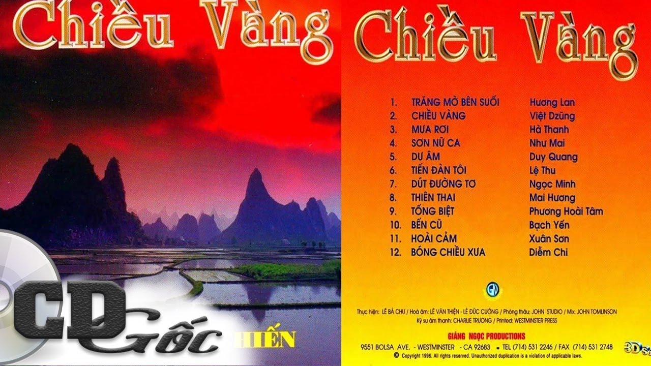 Chiều Vàng - CD Nhạc Tiền Chiến (GNCD)