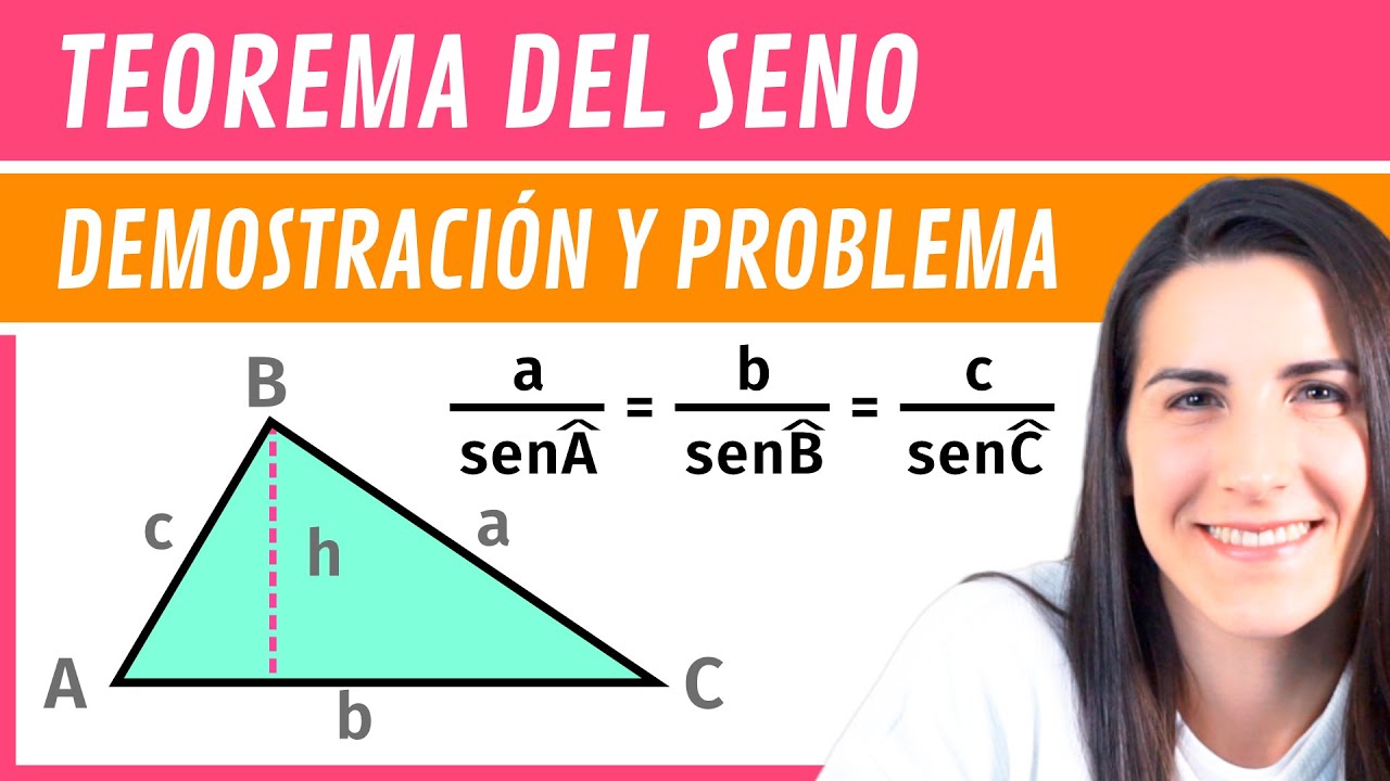 Teorema del SENO 🟠 Demostración y Ejercicio