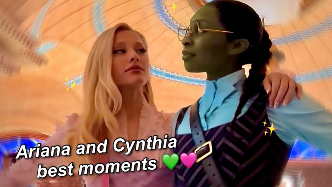 WICKED cast best moments  💚🩷 || wicked
