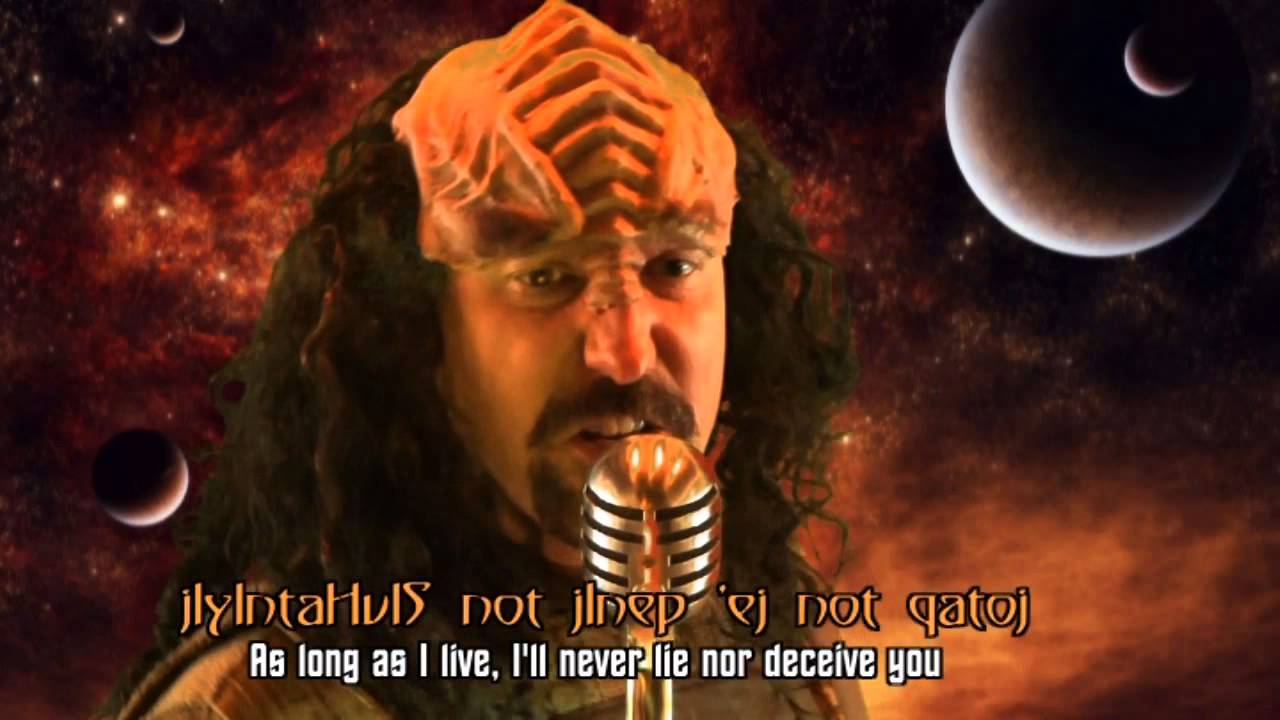 jIyIntaHvIS not qajegh - Klingon Rick Roll Parody