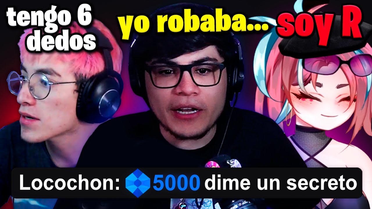 DONANDO a STREAMERS para que digan un SECRETO 🤫