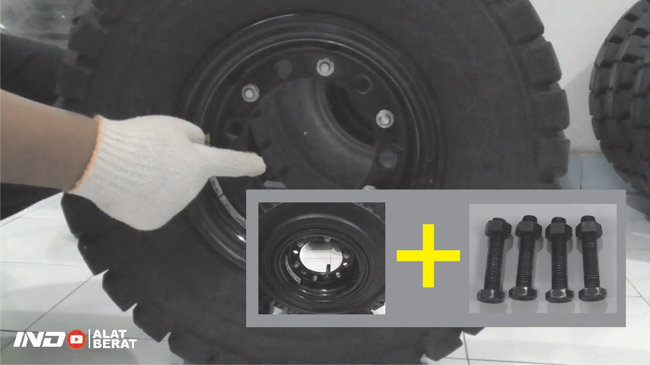 How To Change Forklift Tire Pneumatic To Forklift Tire Solid. Solid Forklift Tire Replacement