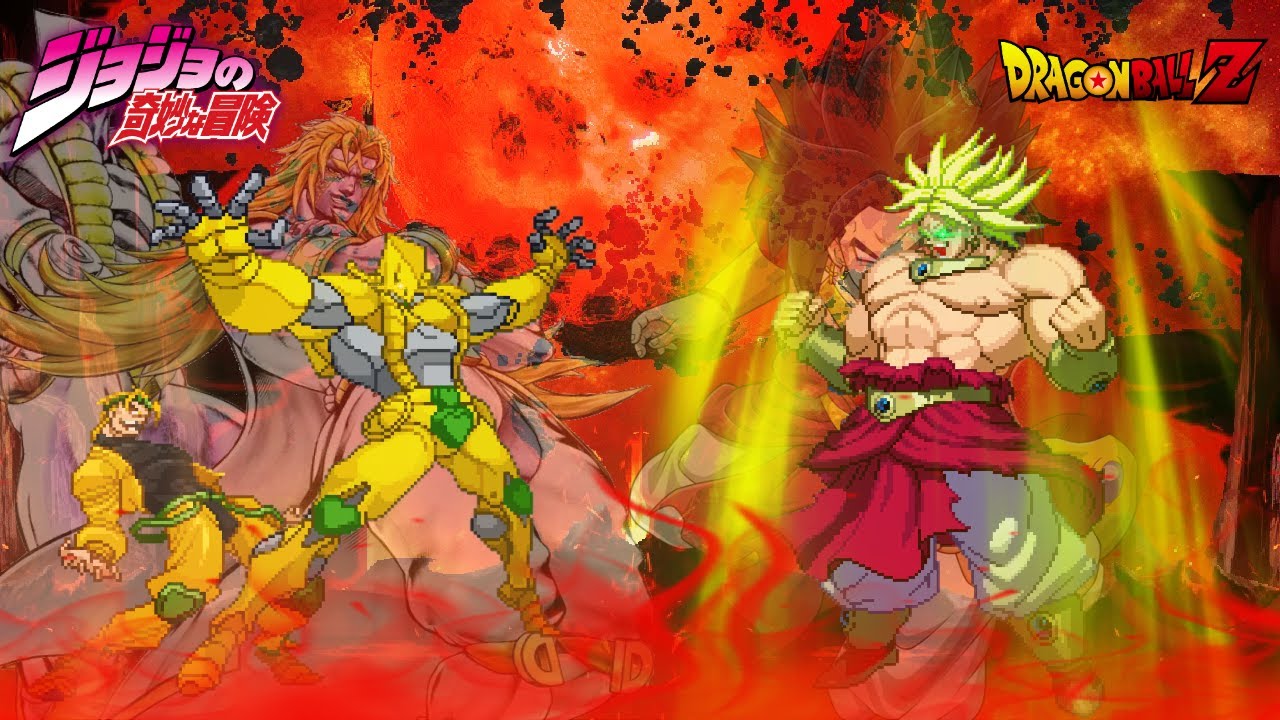 Broly vs DIO - All Transformations l Dragon Ball X Jojo's Bizarre Adventure l Anime X Fighting Games