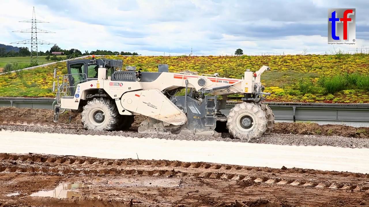 Wirtgen WR 2400 & CASE CVX 170, Soil Stabilzation / Bodenstabilisierung, Weiler zum Stein, 2016.