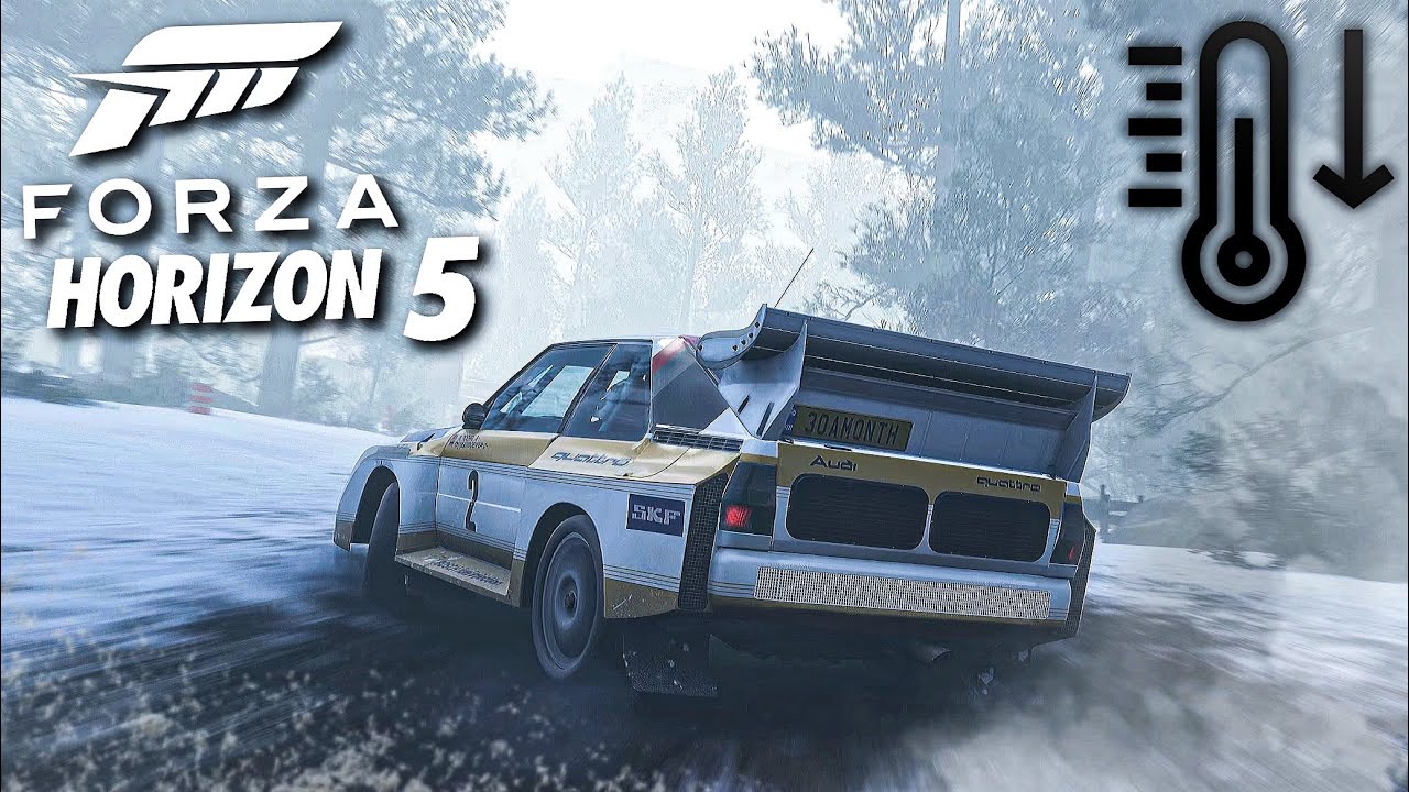 Forza Horizon 5 - WINTER RALLY RACE TRACK! (EventLab Project)