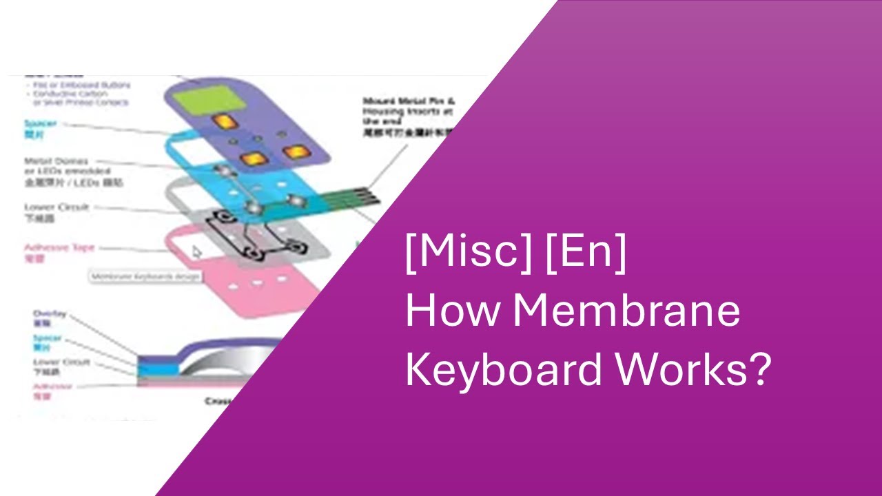 [En] How Membrane Keyboard Works?