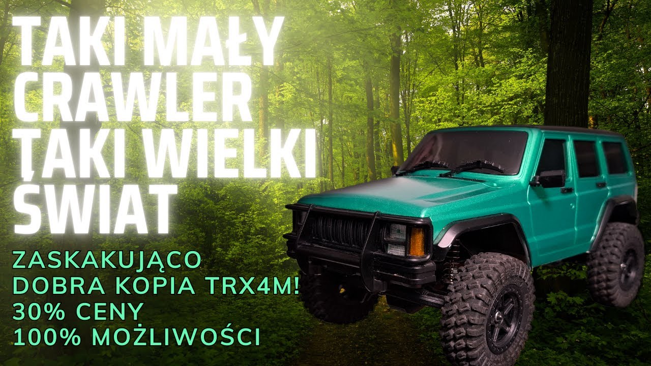 Taki Mały Crawler Taki Wielki Świat - JJRC C8809 - zaskakująco dobra kopia TRX4M