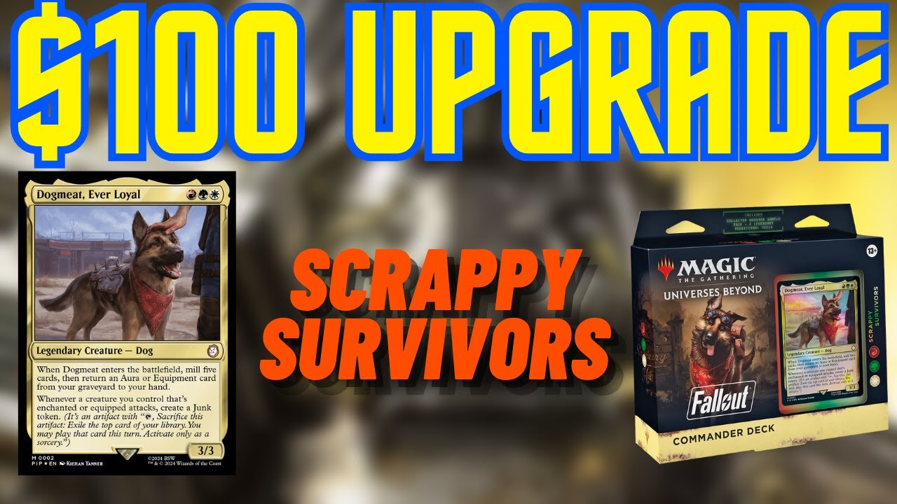 Scrappy Survivors Upgrade - Improving the Precon Commander Deck with $100