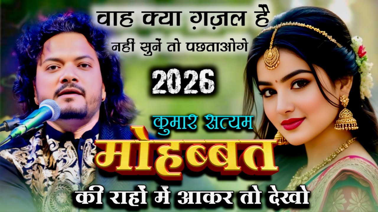 मोहब्बत की राहों में आकर तो देखो ||कुमार सत्यम ||Tumhe Dil Lagi Bhul Jani Padegi #superhit_ghazal 